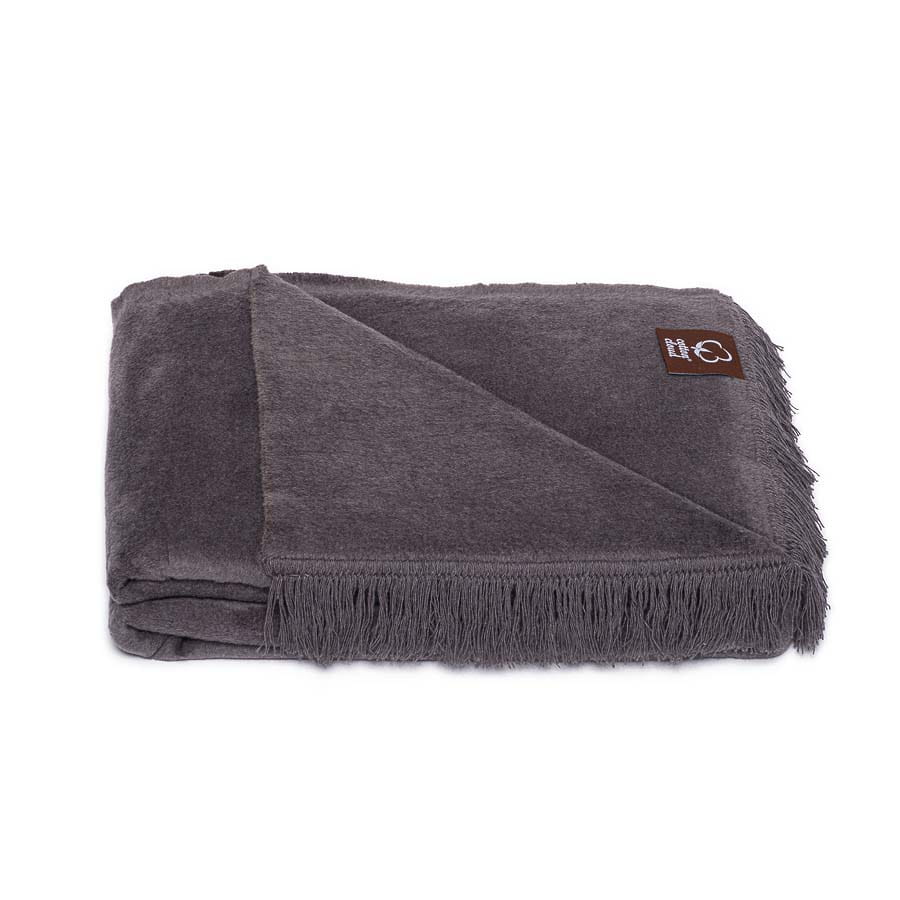 Koc Cotton Cloud 150x200 cm Ciemny szary 0293-42