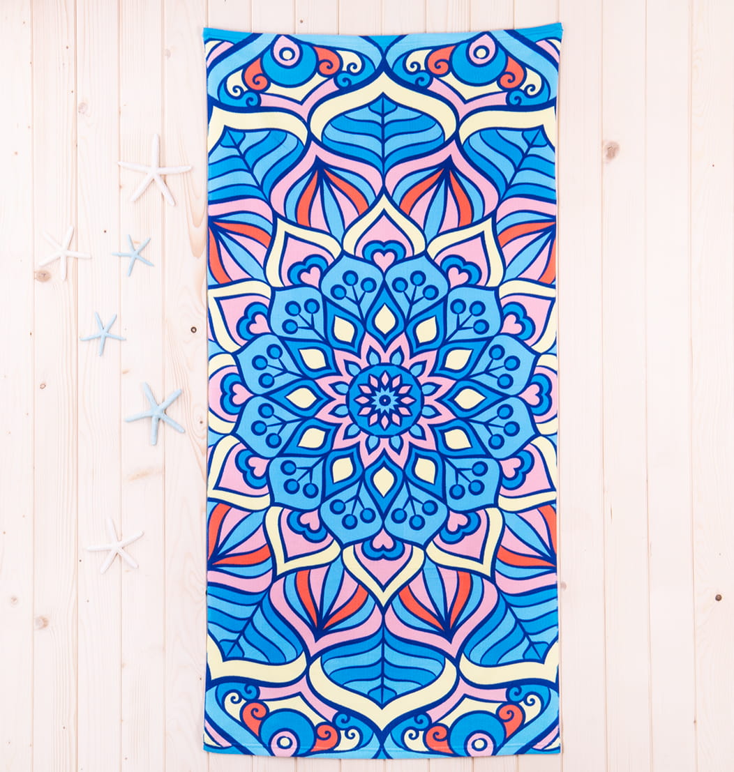 Ręcznik plażowy 70x150 cm Witraże