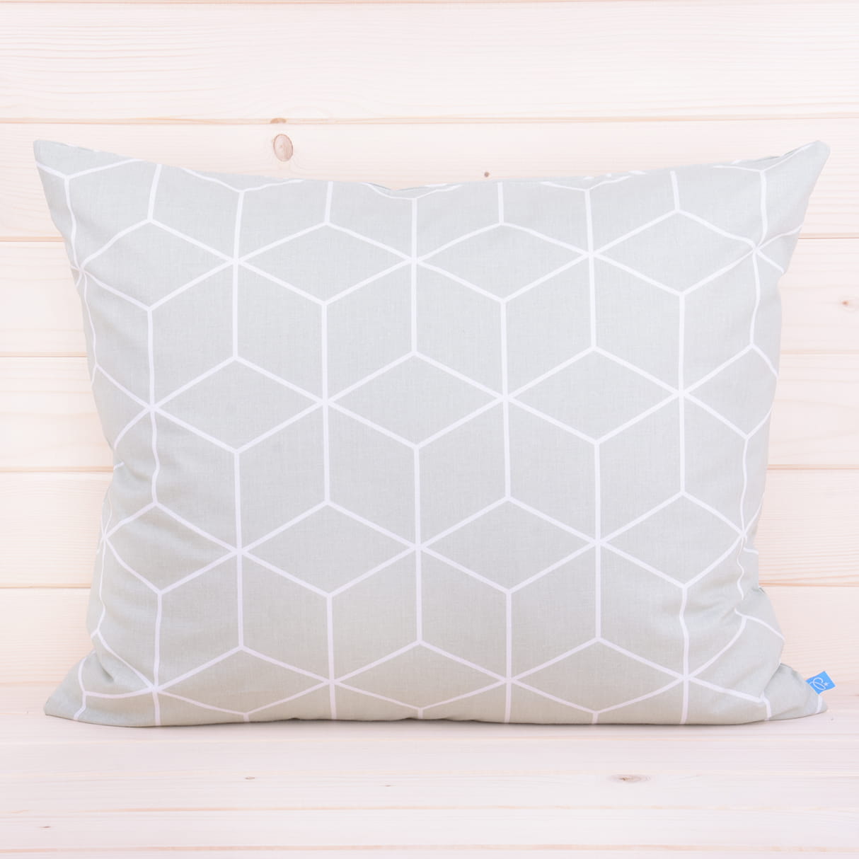 Poszewka z bawełny 70x80 cm Mozaika szałwia