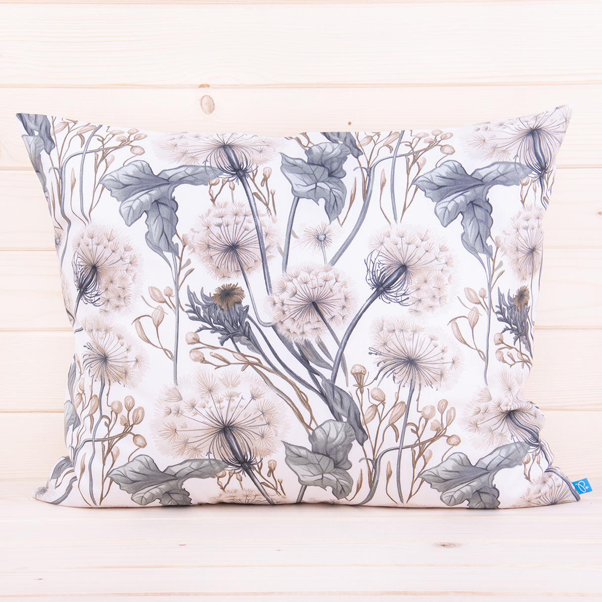 Poszewka z bawełny 40x60 cm Dmuchawce beż