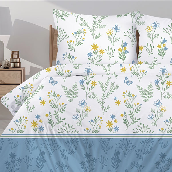 Pościel bawełniana 160x200 cm Santorini