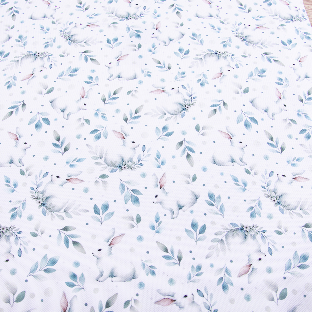 Obrus wielkanocny 130x200 Zajączki 22757/1001 Soft