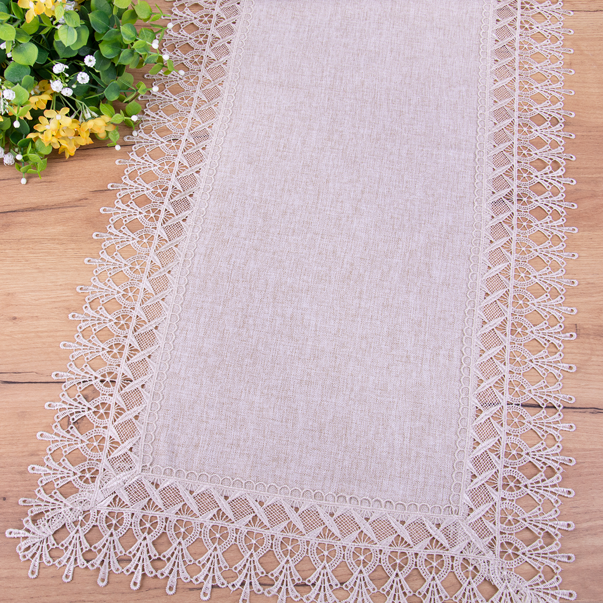 Bieżnik DA-555 40x85 cm Beż prostokąt