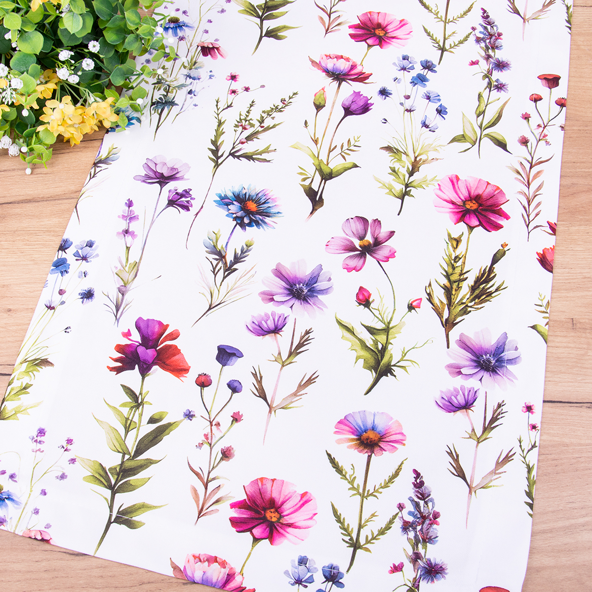 Bieżnik MILAS 50x100 cm D00129 Kwiaty