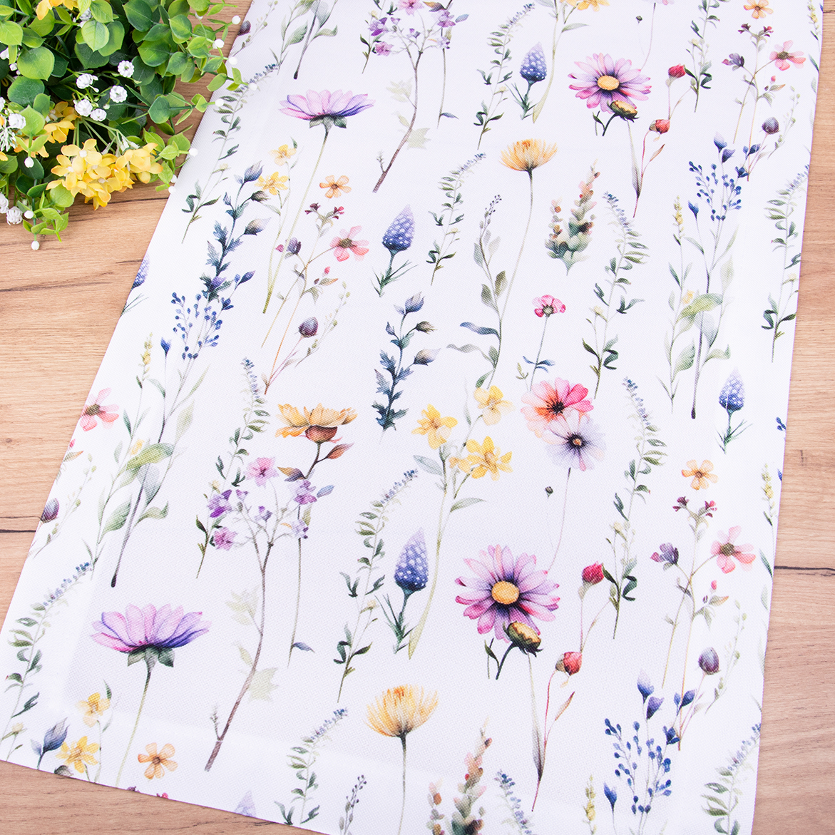 Bieżnik Oxford 40x85 cm 22673/1002 Polne kwiaty