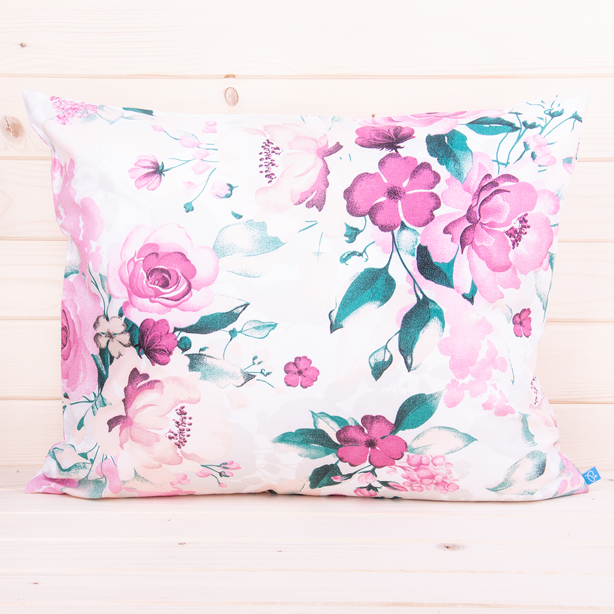 Poszewka z bawełny 70x80 cm Malowane kwiaty