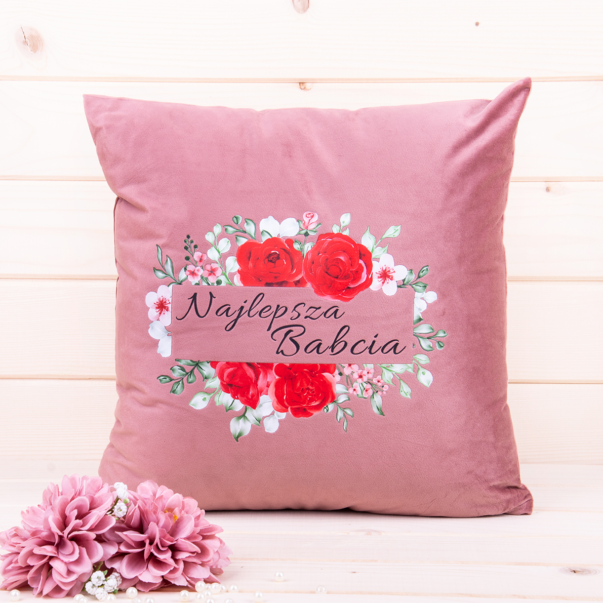 Poduszka dla Babci 40x40 cm wzór 36 Najlepsza Babcia