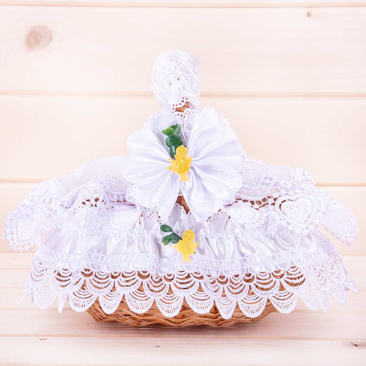 Komplet wielkanocny serwetka+ozdoby na koszyk 5