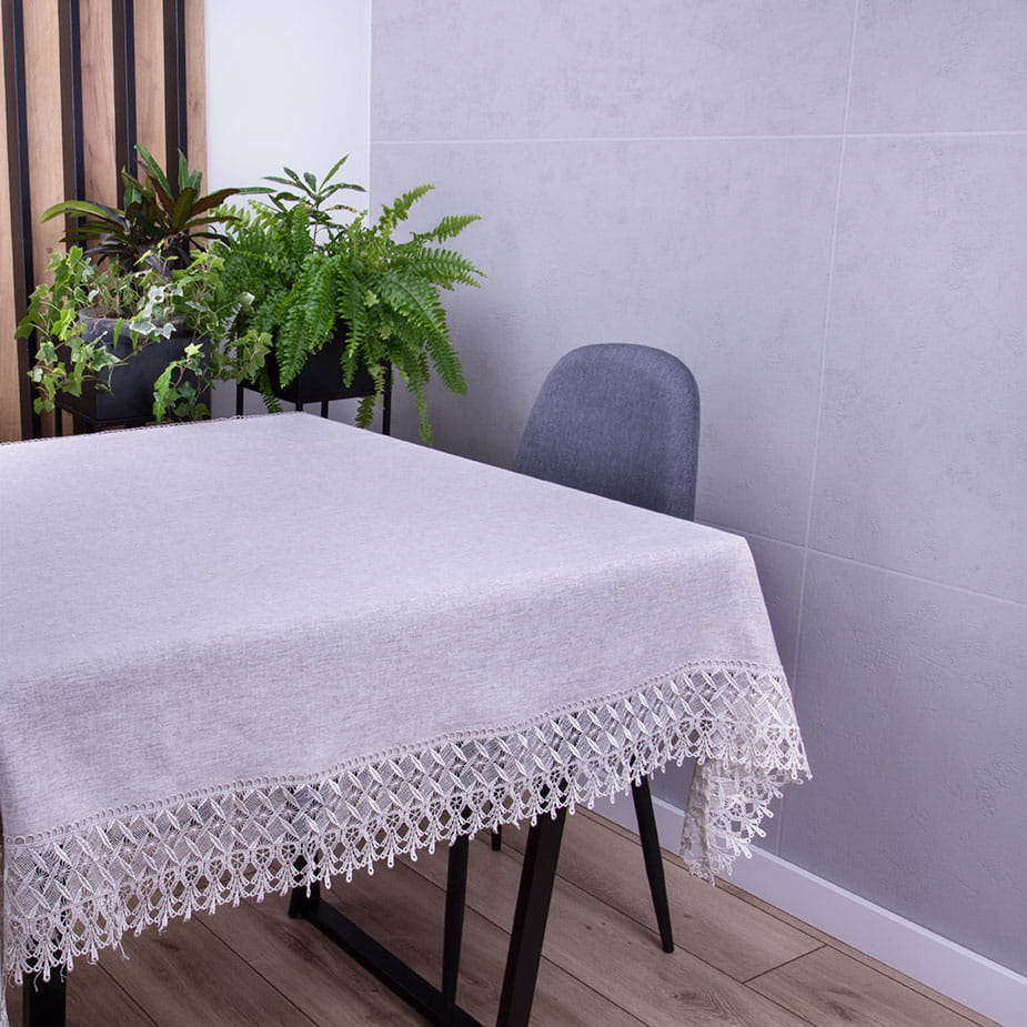 Obrus DA-555 110x110 cm Beż kwadrat