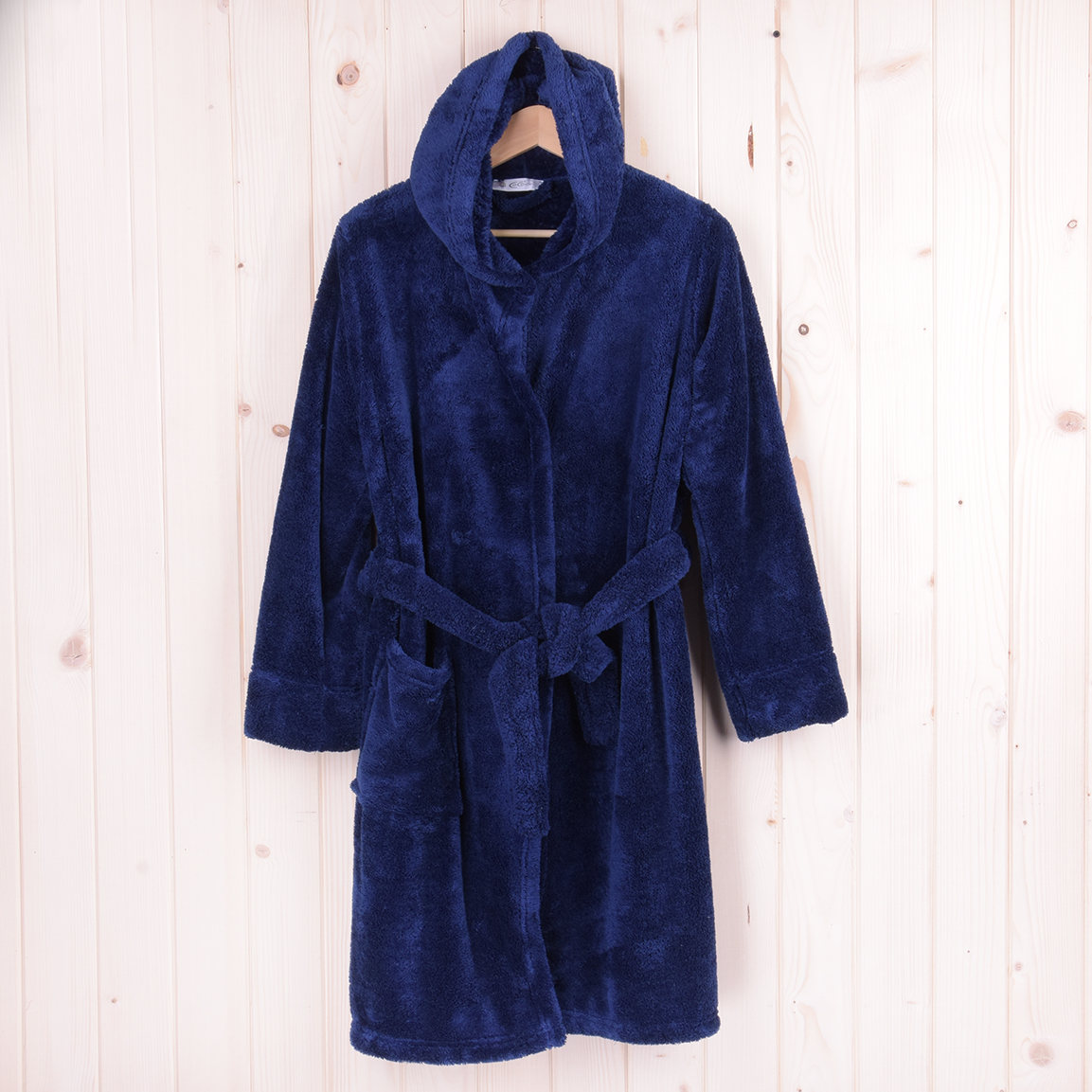 Szlafrok damski SOFT V-06-5083 rozm: S navy blue