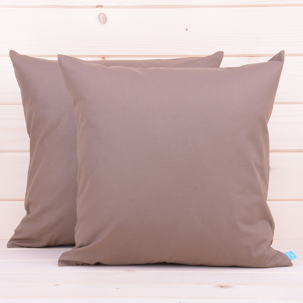 Poszewka z bawełny 40x40 cm Taupe