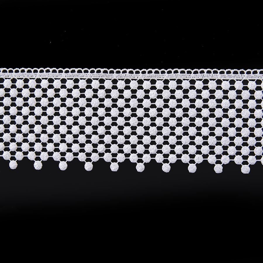 Koronka gipiurowa wysokość 12 cm 4G3238 kolor: biały