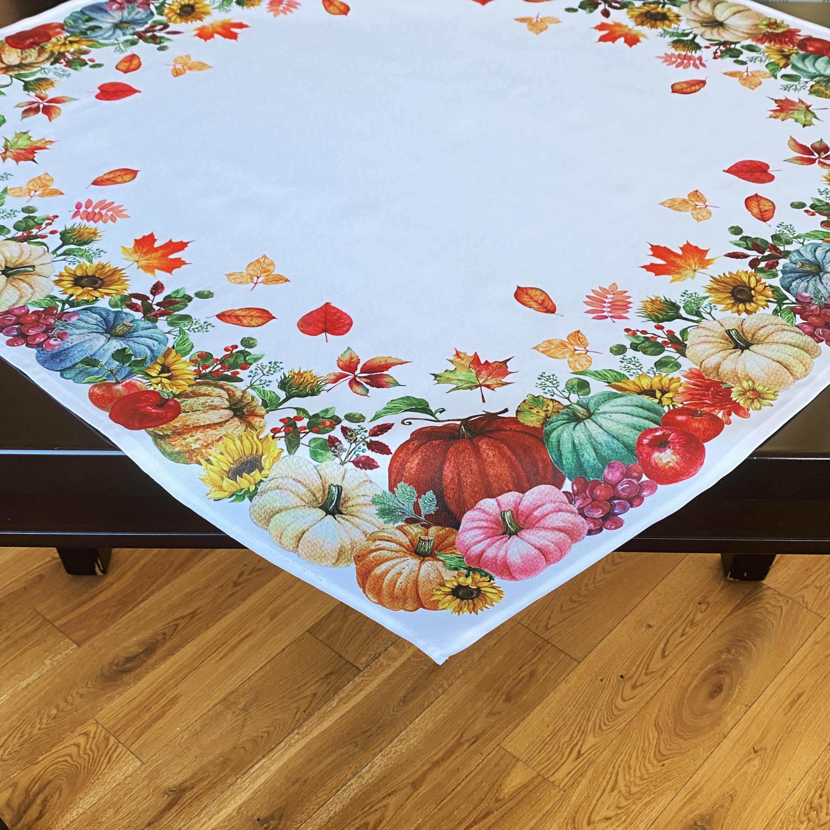 Serweta drukowana 85x85 cm wzór PF-80 Jesienne dynie i słoneczniki